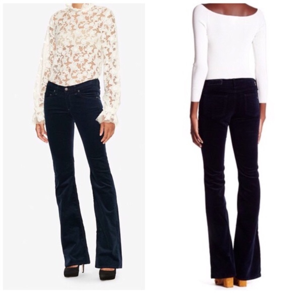 Rag & Bone size 24 Elephant Bell Navy Corduroys